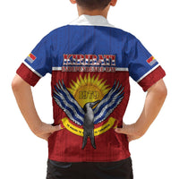 Kiribati 45th Independence Day Hawaiian Shirt Lesser Frigatebird Tribal Pattern LT05 - Polynesian Pride
