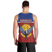 Kiribati 45th Independence Day Men Tank Top Lesser Frigatebird Tribal Pattern LT05 - Polynesian Pride