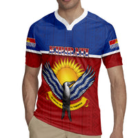 Kiribati 45th Independence Day Rugby Jersey Lesser Frigatebird Tribal Pattern LT05 - Polynesian Pride