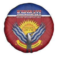 Kiribati 45th Independence Day Spare Tire Cover Lesser Frigatebird Tribal Pattern LT05 - Polynesian Pride