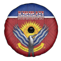 Kiribati 45th Independence Day Spare Tire Cover Lesser Frigatebird Tribal Pattern LT05 - Polynesian Pride