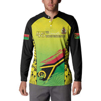 Vanuatu 45th Independence Button Sweatshirt Special Style LT05 - Polynesian Pride