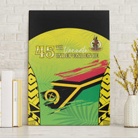 Vanuatu 45th Independence Canvas Wall Art Special Style LT05 Without Frame Yellow - Polynesian Pride