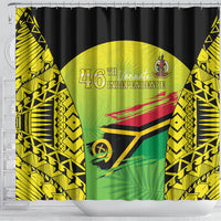 Vanuatu 46th Independence Shower Curtain Special Style LT05 - Polynesian Pride