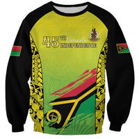 Vanuatu 45th Independence Sweatshirt Special Style LT05 Unisex Yellow - Polynesian Pride
