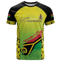 Vanuatu 46th Independence T Shirt Special Style LT05 Yellow - Polynesian Pride
