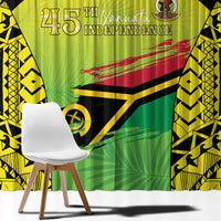 Vanuatu 46th Independence Window Curtain Special Style LT05 - Polynesian Pride