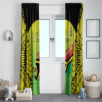 Vanuatu 46th Independence Window Curtain Special Style LT05 - Polynesian Pride