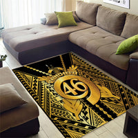 Vanuatu 46th Anniversary Of Independence Area Rug Gold Style LT05 - Polynesian Pride