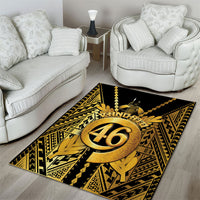 Vanuatu 46th Anniversary Of Independence Area Rug Gold Style LT05 - Polynesian Pride