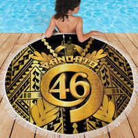 Vanuatu 46th Anniversary Of Independence Beach Blanket Gold Style LT05 - Polynesian Pride