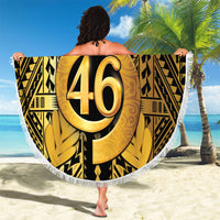 Vanuatu 46th Anniversary Of Independence Beach Blanket Gold Style LT05 - Polynesian Pride
