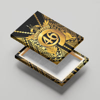 Vanuatu 46th Anniversary Of Independence Canvas Wall Art Gold Style LT05 - Polynesian Pride