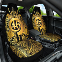 Vanuatu 46th Anniversary Of Independence Car Seat Cover Gold Style LT05 One Size Gold - Polynesian Pride