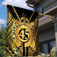Vanuatu 46th Anniversary Of Independence Garden Flag Gold Style LT05 - Polynesian Pride