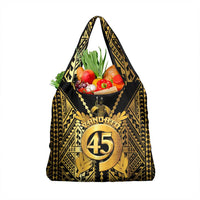 Vanuatu 46th Anniversary Of Independence Grocery Bag Gold Style LT05 1-pack One Size Gold - Polynesian Pride