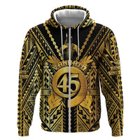 Vanuatu 46th Anniversary Of Independence Hoodie Gold Style LT05 - Polynesian Pride