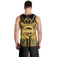 Vanuatu 45th Anniversary Of Independence Men Tank Top Gold Style LT05 - Polynesian Pride