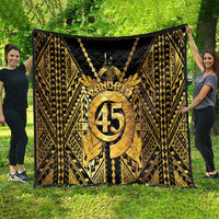 Vanuatu 46th Anniversary Of Independence Quilt Gold Style LT05 - Polynesian Pride
