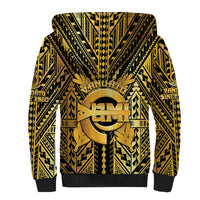 Vanuatu 46th Anniversary Of Independence Sherpa Hoodie Gold Style LT05 - Polynesian Pride