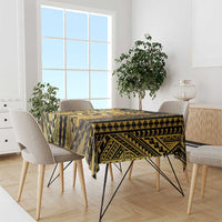 Vanuatu 45th Anniversary Of Independence Tablecloth Gold Style LT05 - Polynesian Pride