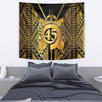Vanuatu 45th Anniversary Of Independence Tapestry Gold Style - Polynesian Pride