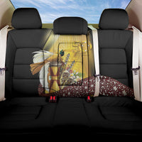 Papua New Guinea Back Car Seat Cover 50 Years Of Independence LT05 One Size Gold - Polynesian Pride