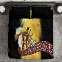 Papua New Guinea Bedding Set 50 Years Of Independence LT05 Gold - Polynesian Pride