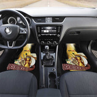 Papua New Guinea Car Mats 50 Years Of Independence LT05 Set 2pcs - Front Gold - Polynesian Pride