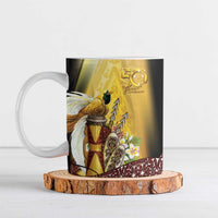 Papua New Guinea Ceramic Mug 50 Years Of Independence - Polynesian Pride