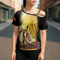 Papua New Guinea Cross Shoulder Shirt Independence Day Unique Style LT05 - Polynesian Pride