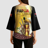 Papua New Guinea Kimono Sleeve Blouse Independence Day Unique Style LT05 - Polynesian Pride