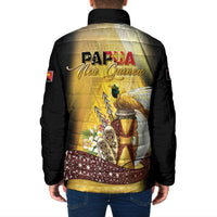 Papua New Guinea Padded Jacket Independence Day Unique Style LT05 - Polynesian Pride