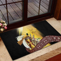 Papua New Guinea Rubber Doormat 50 Years Of Independence LT05 - Polynesian Pride