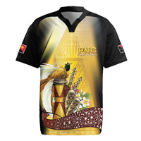 Papua New Guinea Rugby Jersey Independence Day Unique Style LT05 Gold - Polynesian Pride
