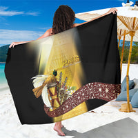 Papua New Guinea Sarong 50 Years Of Independence LT05 One Size 44 x 66 inches Gold - Polynesian Pride