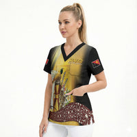 Papua New Guinea Scrub Top Independence Day Unique Style LT05 - Polynesian Pride