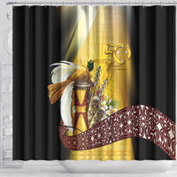 Papua New Guinea Shower Curtain 50 Years Of Independence - Polynesian Pride