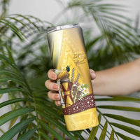 Papua New Guinea Skinny Tumbler 50 Years Of Independence - Polynesian Pride