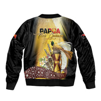 Papua New Guinea Sleeve Zip Bomber Jacket 50 Years Of Independence LT05 - Polynesian Pride