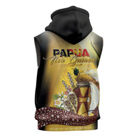 Papua New Guinea Sleeveless Zip Hoodie 50 Years Of Independence LT05 - Polynesian Pride
