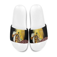 Papua New Guinea Slide Sandals 50 Years Of Independence LT05 - Polynesian Pride