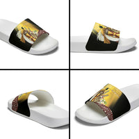 Papua New Guinea Slide Sandals 50 Years Of Independence LT05 - Polynesian Pride
