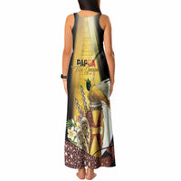 Papua New Guinea Tank Maxi Dress Independence Day Unique Style LT05 - Polynesian Pride
