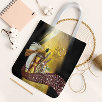 Papua New Guinea Tote Bag Independence Day Unique Style LT05 White Strap One Size Gold - Polynesian Pride