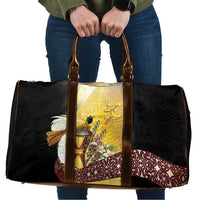 Papua New Guinea Travel Bag Independence Day Unique Style LT05 Gold - Polynesian Pride