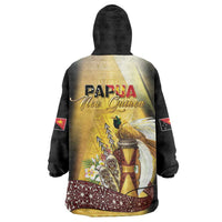 Papua New Guinea Wearable Blanket Hoodie Independence Day Unique Style LT05 - Polynesian Pride