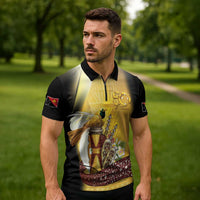 Papua New Guinea Zipper Polo Shirt Independence Day Unique Style LT05 - Polynesian Pride