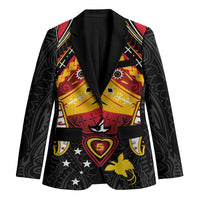 Papua New Guinea Independence Day Blazer Tribal Mask LT05 Unisex Red - Polynesian Pride