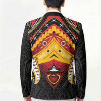 Papua New Guinea Independence Day Blazer Tribal Mask LT05 - Polynesian Pride